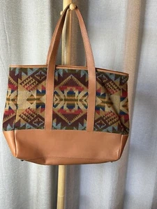 Pendleton Large Tote Bag Sacai Porter-New without Tag-Wool & Leather - Bild 1 von 10