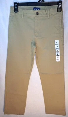 BACK TO SCHOOL!!! - Uniform Pants -  Stretch Straight Chino - Size 8 - Flax - Image 1 of 4