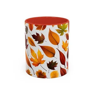 Autumn Leaves Coffee Mug, 11oz - Picture 1 of 17