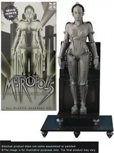 X-Plus Metropolis Maschinenmensch Silver Screen 1/8 Scale Plastic Model Kit New - Picture 1 of 5