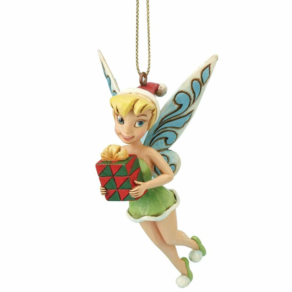 Jim Shore TINKERBELL Christmas Hanging Ornament Disney Traditions A21436 TRILLI - Immagine 1 di 1