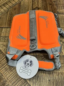 Vivaglory Dog Sports Style Hundeschwimmweste Sicherheitsweste Größe S Farbe Orange Neu mit Etikett - Bild 1 von 3