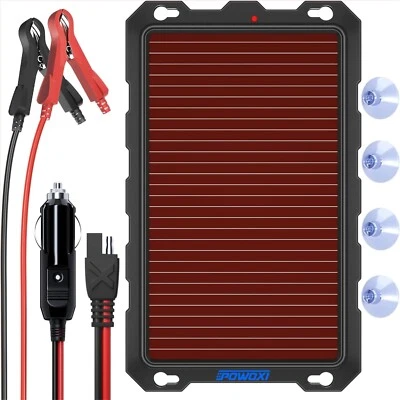 Интеллектуальное солнечное зарядное устройство 12 В для автомобилей и лодок - эффективное обслуживание аккумулятора - Изображение 1 из 4