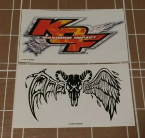 King of Fighters Maximum Impact e3 2004 Promo Sticker Lot Rare Swag SNK PS2 KOF - Picture 1 of 3