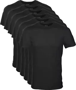6 Playeras De Manga Corta Para Hombres Con Cuello Redondo Algodon - Picture 1 of 16