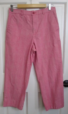 Брюки-капри женские Dockers красно-белые клетчатые размер 8 30x23 карманы 53-33706 - Изображение 1 из 4