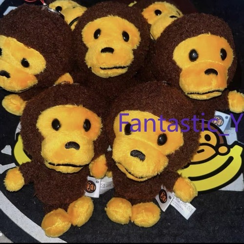 A BATHING APE (BAPE) A BATHING APE Baby Milo 15 cm simpatico peluche bambola portachiavi zaino ciondolo 1 pz