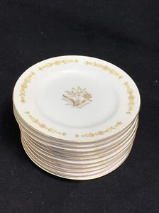 6264 POTTERY GLASS DINNERWARE JAPAN COCOA MARSH FINE CHINA VINTAGE 6.5” 10 PLATE - Picture 1 of 12
