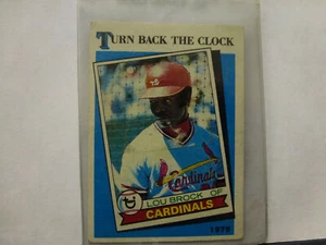 Topps 1989, Lou Brock #662, envío gratuito, GT00078 - Imagen 1 de 2