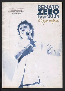 RENATO ZERO TOUR 2004 IL SOGNO CONTINUA... 20 PAGINE FOTO - OTTIME CONDIZIONI - Foto 1 di 1