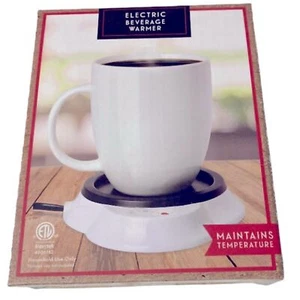 Electric Mug Beverage Warmer White Small Kitchen Appliance - Picture 1 of 8