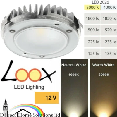 Hafele Loox LED 2025/2026 Downlight di ricambio dimmerabile, 12V, Ø65mm, IP20 A+