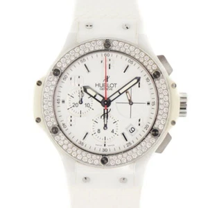 HUBLOT Big Bang Aspen Chronograph HU341.CL.230.RW.114 Automatic White Mens Watch - Picture 1 of 10