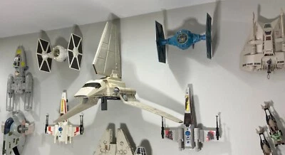 Starship Wall Mount for Vintage Star Wars X-Wing, Falcon, TIE Fighter & More - Image 1 of 4