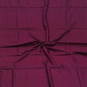 Vintage Purple 100% Pure Silk Handloom Sari Remnant 4YD Craft Fabric Silk Scrap - Picture 1 of 4