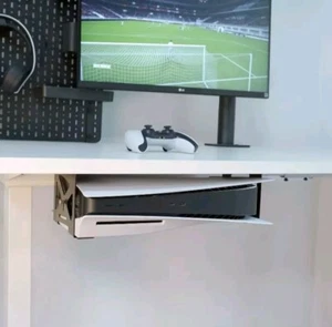 under Desk Holder for Ps5, Stealth Mount Compaitble with Playstation 5. 65 - Picture 1 of 9