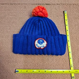 As Is* Vintage New York Giants Beanie Knit Winter Cap Hat NFL Football Patch U7a - Picture 1 of 8