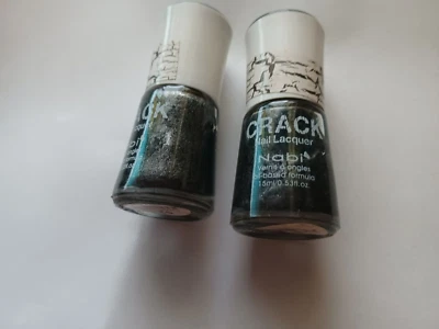 2x Esmalte de uñas Nabi Crack # 52 carbón Foto 1 de 2