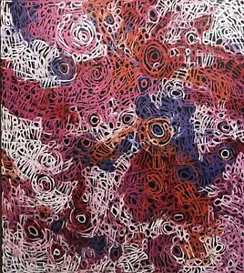 Australian Aboriginal Art Charmaine Pwerle (Aust Aboriginal 1975) “Awelye 2015”
