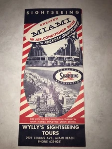 Vintage American Sightseeing Association Miami Beach Wylly's Miami Touren - Bild 1 von 7