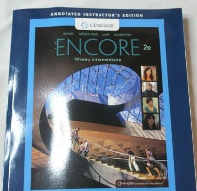 Encore Intermediate French, Teacher Edition Textbook: Niveau intermediaire - Image 1 of 2