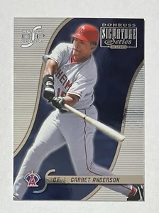 Garret Anderson 2003 Donruss Signature Series CENTURY PROOFS CP #1 - 003/100 - Picture 1 of 2