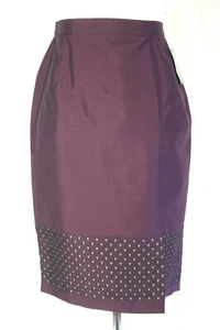 Elegant traditional skirt Wenger skirt pencil skirt women's Elvira purple purple size 38 - Picture 1 of 5