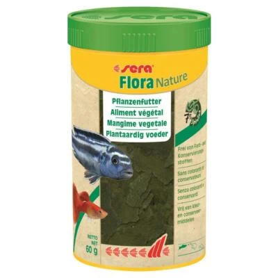 SERA GMBH sera Flora Nature | 250ml pflanzliches Zierfischfutter