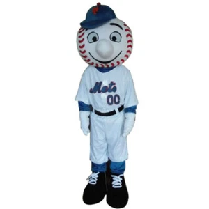 mr met mascot costume new cartoon boy costumes baseball mascot costumes - Picture 1 of 3