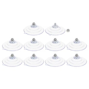 10 Packs Suction Cups for Glass 60mm/2.4" Dia Sucker Pads with M5 x 8mm Screw - Picture 1 of 7