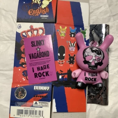 3" KIDROBOT YE OLDE ENGLISH DUNNY Keenan  Duffy ratio 1/50 Chase - Image 1 of 3