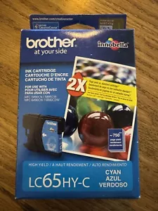 Brother LC65HYC Cyan Original Ink High Yield (750 Yield) NEW - Picture 1 of 5