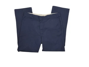 Pantalones de trabajo vintage Dickies 874 ajuste original para hombre azul marino *Medidas en fotos* - Imagen 1 de 14