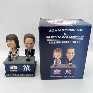John Sterling & Suzyn Waldman WFAN New York Yankees Bobblehead parlante 19/08/22 - Foto 1 di 12