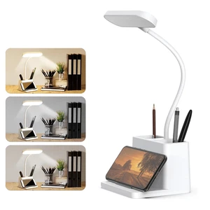 Led Desk Lamp with Pen and Phone Hold for an Office in Home - 3 Modes Dimable LE - Picture 1 of 12