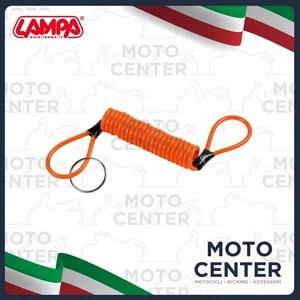 Cable Avisador Etiqueta Naranja Fluorescente Para Bloqueo de Disco Scooter Moto - Imagen 1 de 1