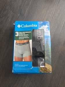 Columbia High-Performance Stretch Boxer Briefs 3 Pack Men's XL 40-42 Damaged Box - Picture 1 of 4