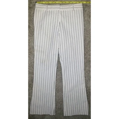 Pantalones de verano Derek Lam I0 Crosby a rayas pierna ancha para mujer talla 2 NUEVO Foto 1 de 4