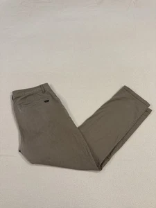 RVCA Weekend Stretch Tan Chino Mens 34 Khaki Pants Surf Skate Business Casual - Picture 1 of 13