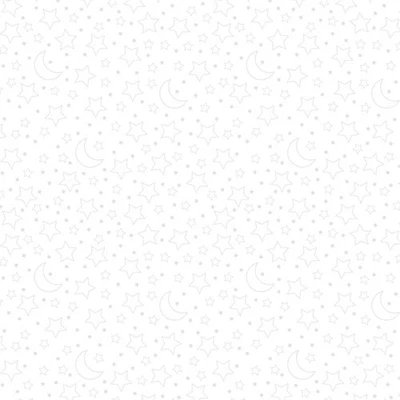 Studio E - Moonlit Dreams - Estrelas e luas - Pigmento branco, tecido BTY - Imagem 1 de 4