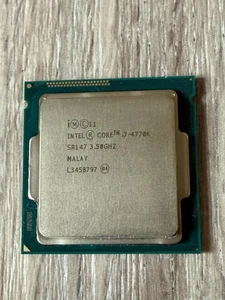 PROCESSEUR INTEL CORE i7 4770k 3.50 GHz SOCKET INTEL lga1150 LGA 1150 H3 Z97 H97 - Photo 1/3