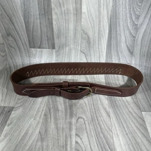 Triple K USA MADE 740-L C 45 Colt (ACP)Brown Leather Bandolier 25 Loop Gun Belt - Picture 1 of 6
