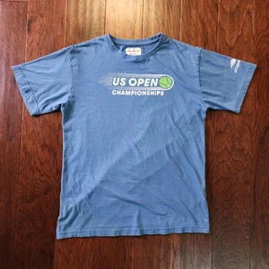 US Open Tennis Championships Youth XL Blue T-Shirt Tennis Ball Logo - Picture 1 of 8
