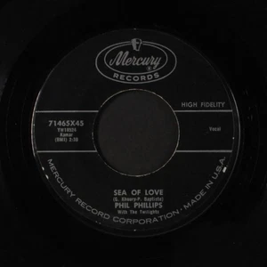 PHIL PHILLIPS: sea of love / juella MERCURY 7" Single 45 RPM - Foto 1 di 2