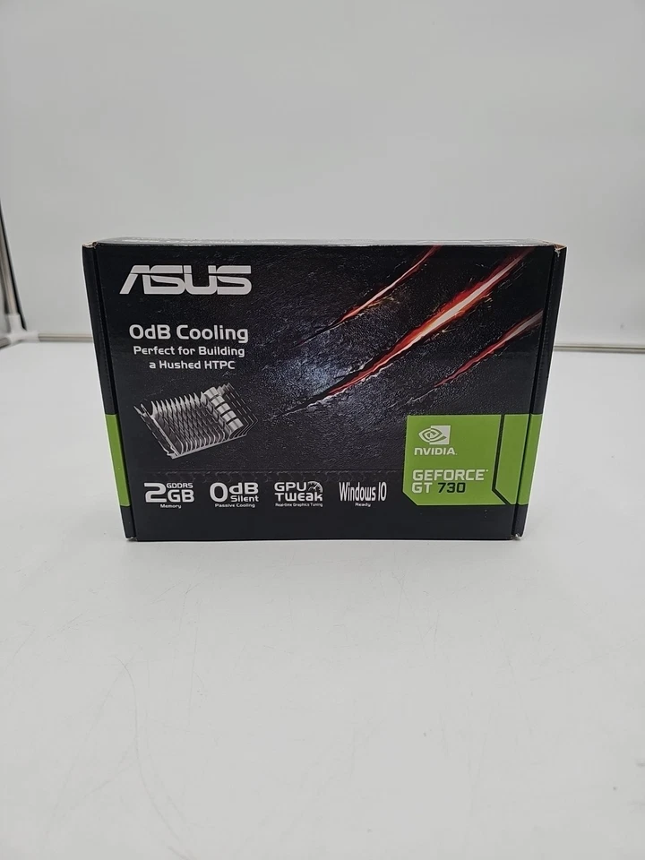 ASUS GeForce® GT 730 2GB GDDR5 Low Profile Graphics GT730-SL-2GD5-BRK New Sealed - Image 1 of 4
