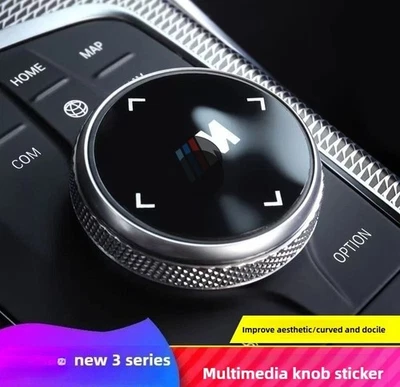 Adhesivo decorativo cubierta perilla multimedia emblema 45 mm 2011-2019 serie M 3 5 X3X5 Foto 1 de 4