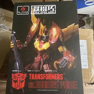 Transformers Kuro Kara Kuri #10 Rodimus Prime FLAME TOYS Action Figure Die Cast - Picture 1 of 10