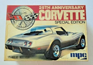 MPC 25th Anniversary Corvette 1/25 Model Kit 78-3708-202 NEW Open Box - Picture 1 of 4
