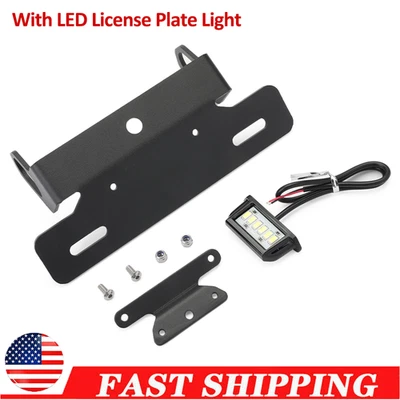 Soporte de matrícula eliminador de guardabarros con luz LED para HONDA CBR1000RR 2004-2007 Foto 1 de 4