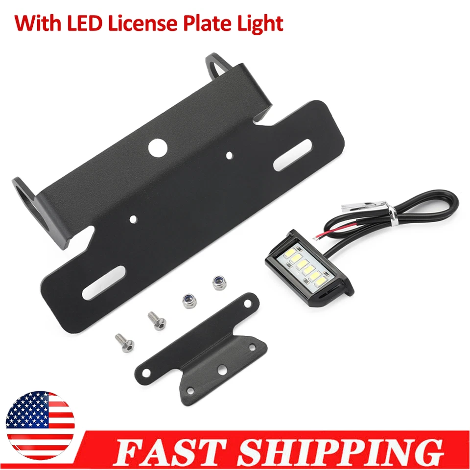 Soporte de matrícula eliminador de guardabarros con luz LED para HONDA CBR600RR 2003-2006 Foto 1 de 4